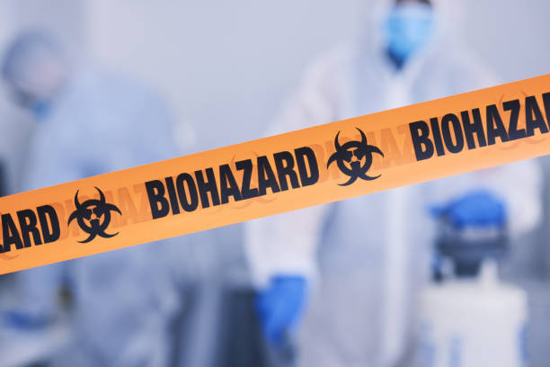 Professional Biohazard Cleanup technician working in Beaver Creek, TX